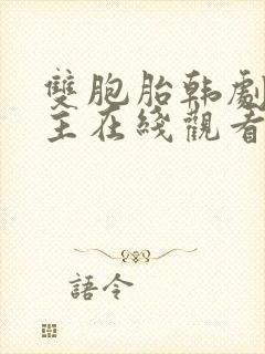 双胞胎韩剧双男主在线观看免费高清封面