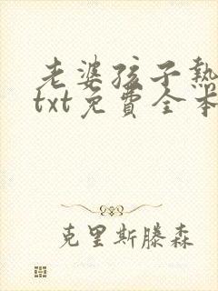 老婆孩子热炕头txt免费全本封面