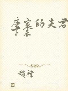 唐家的夫君们帘下衾