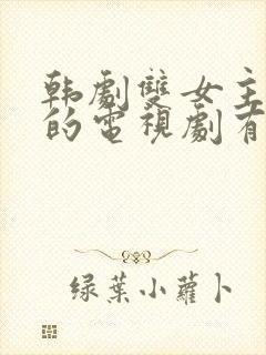 韩剧双女主百合的电视剧有哪些