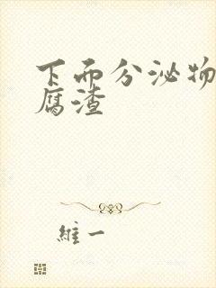 下面分泌物像豆腐渣