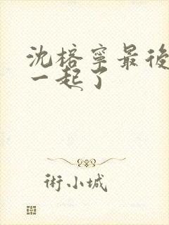 沈榕宁最后和谁一起了