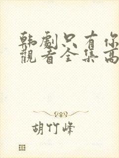 韩剧只有你在线观看全集高清