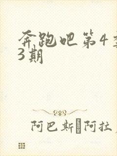 奔跑吧第4季第3期