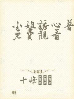 小姐诱心普通话免费观看