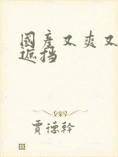 国产又爽又黄无遮挡封面