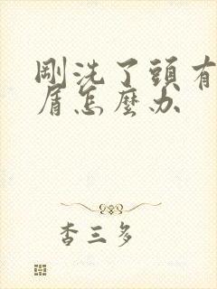 刚洗了头有头皮屑怎么办