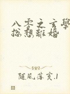 八零之玄学大师总想离婚