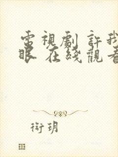 电视剧 许我耀眼 在线观看