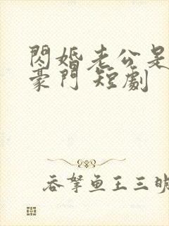 闪婚老公是超级豪门 短剧封面