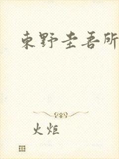 东野圭吾所有书