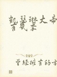 凯瑟琳大帝一共有几季