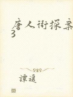 唐人街探案网剧3