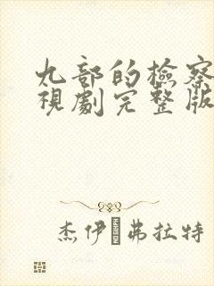 九部的检察官电视剧完整版在线观看