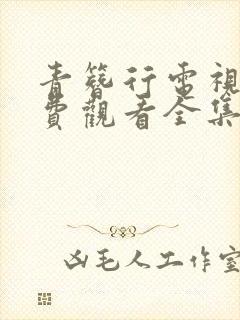 青簪行电视剧免费观看全集策驰封面