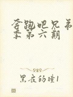 奔跑吧兄弟第八季第六期