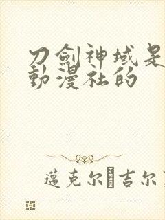 刀剑神域是哪个动漫社的