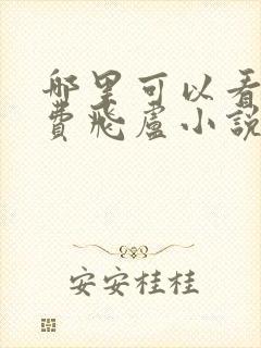 哪里可以看到免费飞卢小说封面