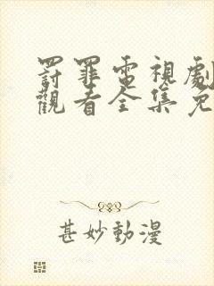 罚罪电视剧在线观看全集免费高清播