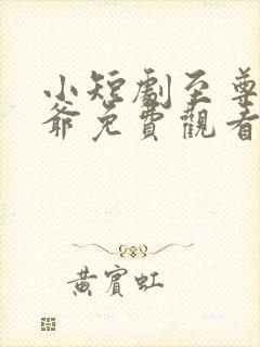 小短剧至尊驸马爷免费观看全集