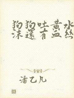 狗狗吐黄水带泡沫还有血丝封面