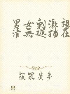 男女刺激视频高清无遮挡在线观看