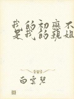 我的初恋不可能是我的亲姐封面