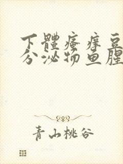 下体瘙痒豆腐渣分泌物鱼腥味