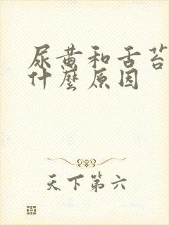 尿黄和舌苔黄是什么原因