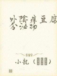 外阴痒豆腐渣状分泌物