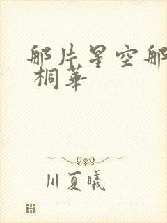 那片星空那片海 桐华