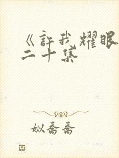 《许我耀眼》第二十集