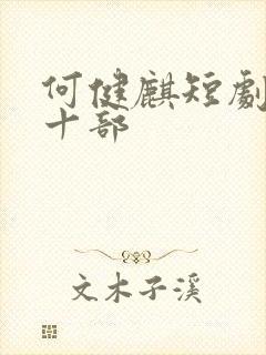 何健麒短剧最火十部