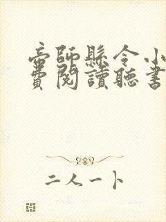 帝师县令小说免费阅读听书