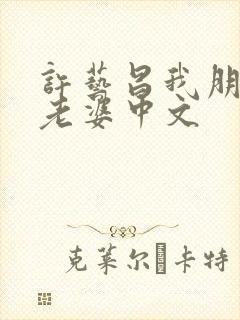 许艺昌我朋友的老婆中文