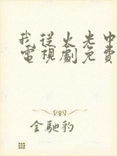 我从火光中走来电视剧免费观看完整版