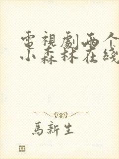 电视剧两个人的小森林在线免费观看