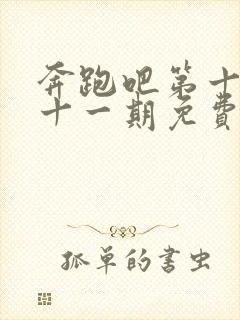 奔跑吧第十季第十一期免费观看完整版