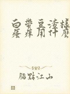 白带豆渣样内阴瘙痒用什么药