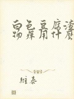 白色豆腐渣分泌物痒用什么药