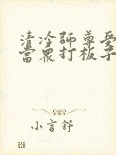 清冷师尊受刑被当众打板子的小说封面