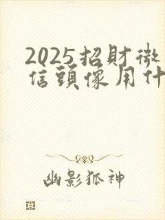 2025招财微信头像用什么头像好