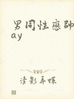 男同性恋帅哥gay