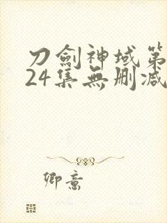 刀剑神域第一季24集无删减封面