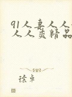 91人妻人人澡人人爽精品