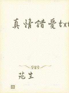 真情错爱txt
