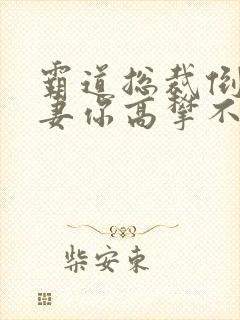 霸道总裁倒追前妻你高攀不起短剧免费观看