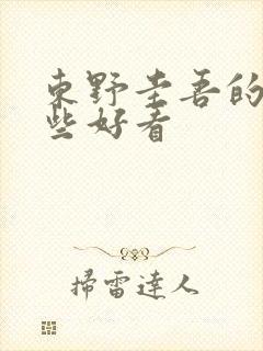 东野圭吾的书哪些好看