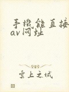 手机能直接看的av网址