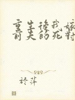 重生后我嫁给了前夫的死对头